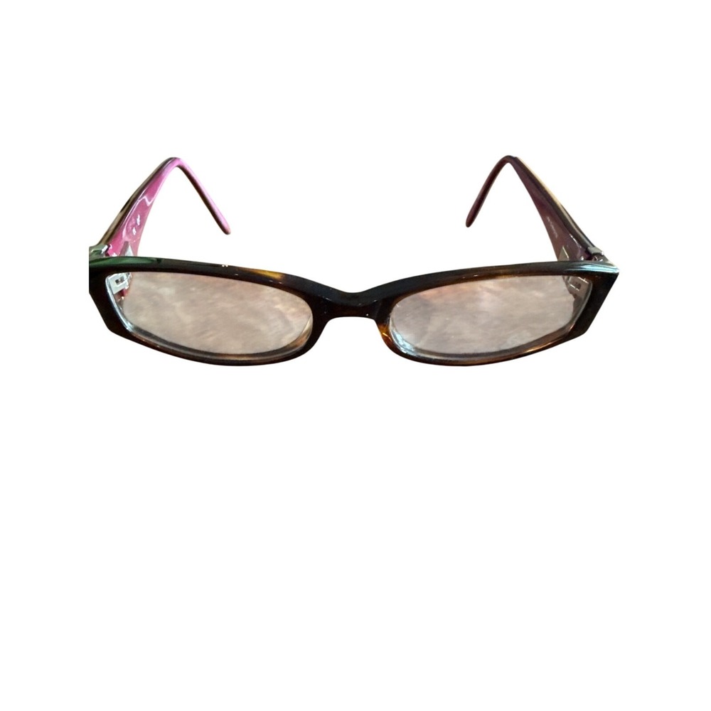 Vtg Candies Billie Eyeglasses Tortoiseshell Pink Rectangle Full Rim FRAMES ONLY
